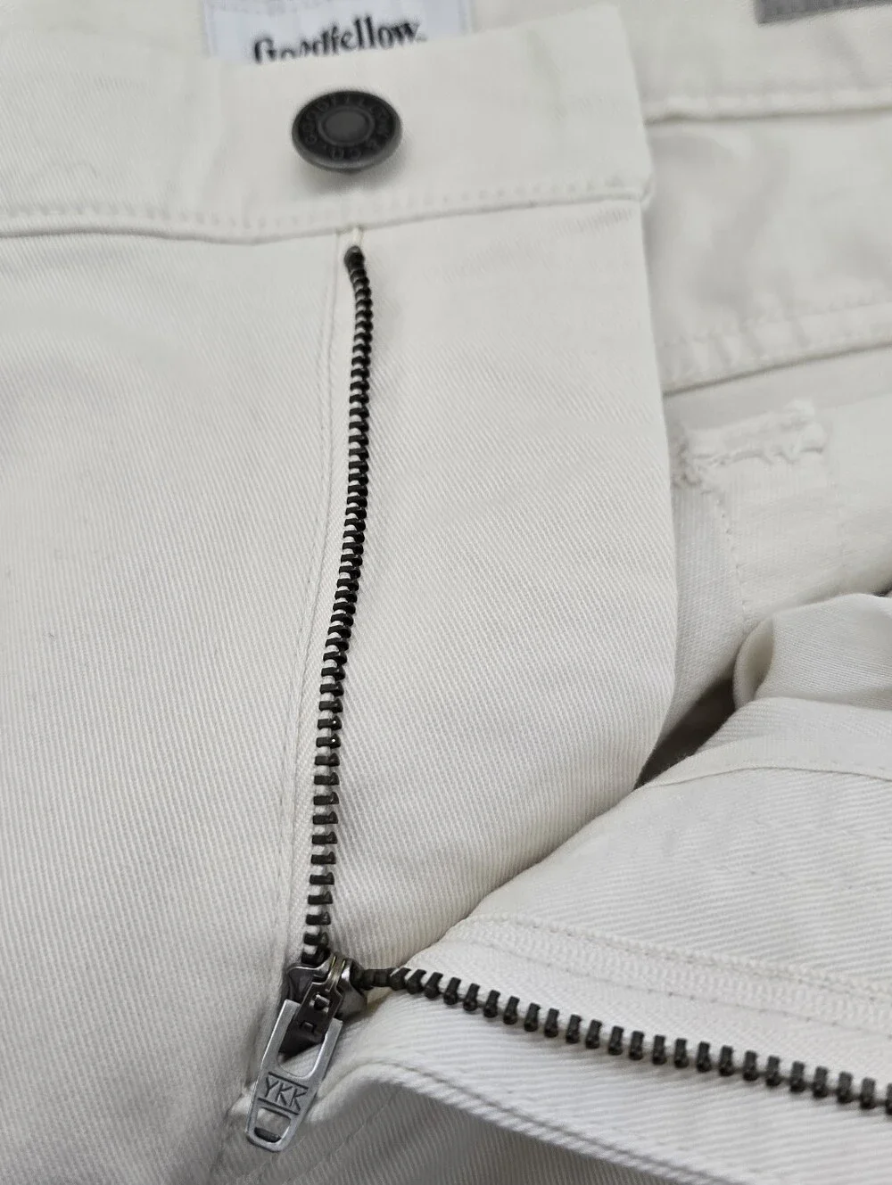 Goodfellow & Co Ivory White Slim Pants Size 32x32
